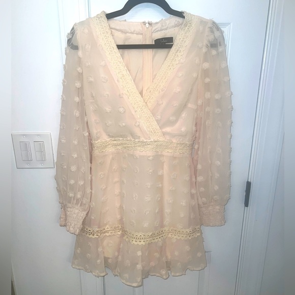 Lulu’s Long Sleeve Boho Mini Dress - Picture 4 of 5